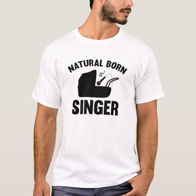 Camiseta Cantor de Nascer Natural (Frente)
