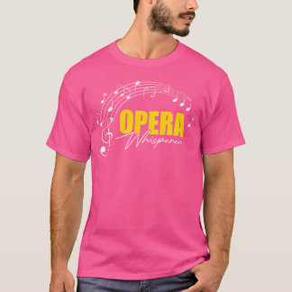 Camiseta Cantor de Ópera Musical do Coro