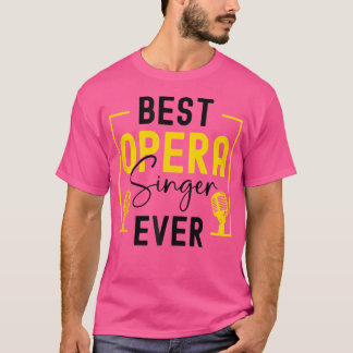 Camiseta Cantor de Ópera Musical do Coro