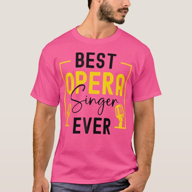 Camiseta Cantor de Ópera Musical do Coro (Frente)