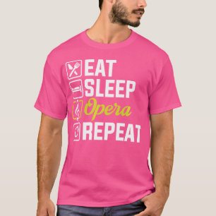 Camiseta Cantor de Ópera Musical do Coro