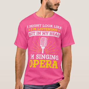 Camiseta Cantor de Ópera Musical do Coro
