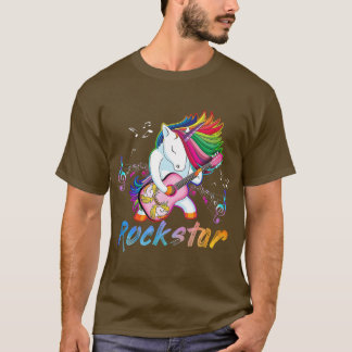 Camiseta Cantor de violão da Unicorn Rock