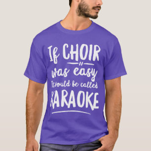 Camiseta Cantor Diretor de Coro de Show de Teatro Musical F