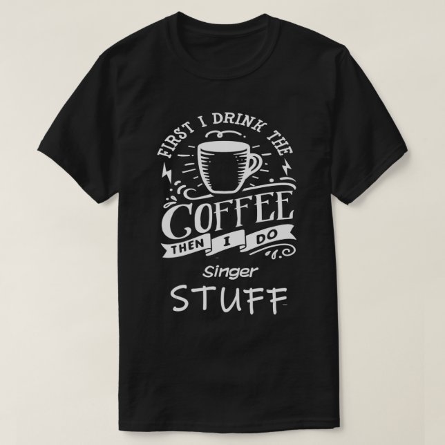 Camiseta Cantor Engraçado (Frente do Design)