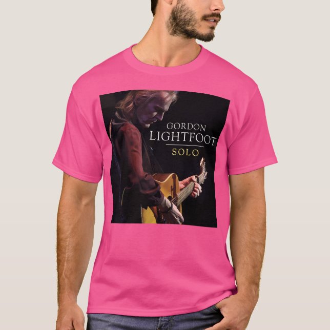 Camiseta Cantor Gordon Lightfoot Album (Frente)