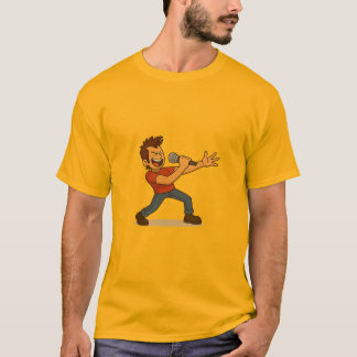 Camiseta Cantor se entregando