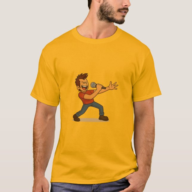 Camiseta Cantor se entregando (Frente)
