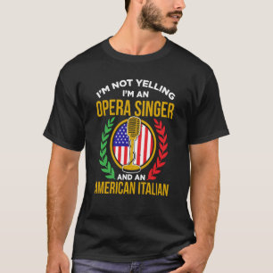 Camiseta Cantora Da Ópera Para A Música Tenor Vocalista
