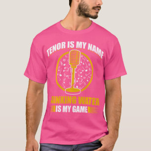 Camiseta Cantora Da Ópera Para A Música Tenor Vocalista