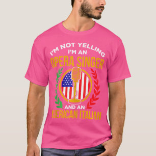 Camiseta Cantora Da Ópera Para A Música Tenor Vocalista
