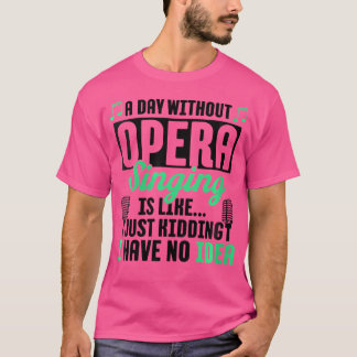 Camiseta Cantora de Ópera Musical do Coro das Mulheres