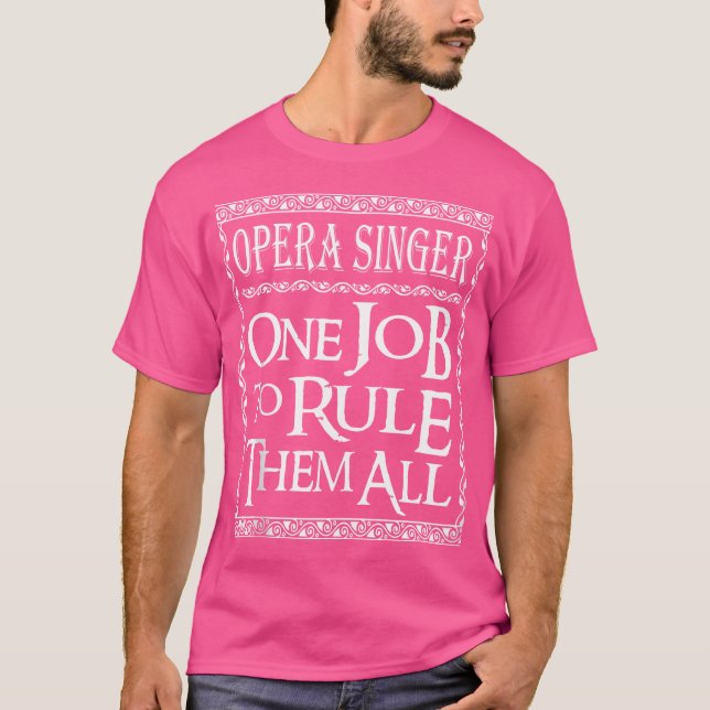 Camiseta Cantora De Ópera Um Trabalho Para Ordená-Los A Tod (Frente)