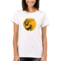 Cantora Silhouette com Aves