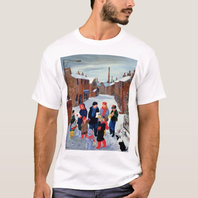 Camiseta Cantores da canção de natal (Frente)