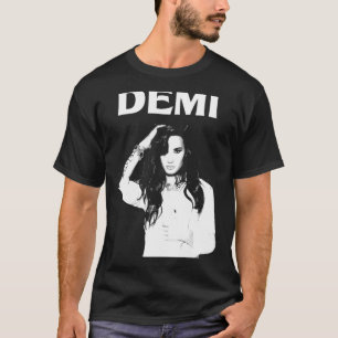 Camiseta Cantores De Música Com Amor Clássico De Demi Preto