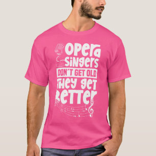 Camiseta Cantores de Ópera melhoram - Palco de ator T