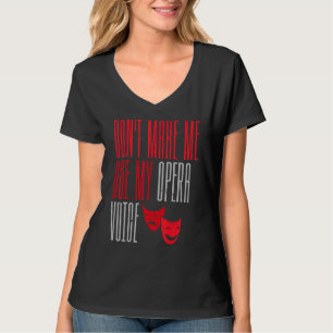 Camiseta Cantores De Teatro De Broadway Operam Vozes Musica