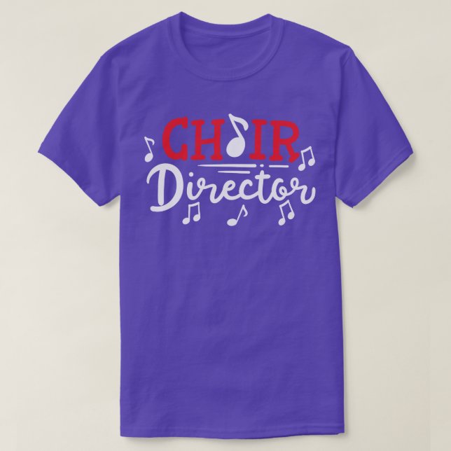 Camiseta Cantores do diretor do Coro (Frente do Design)