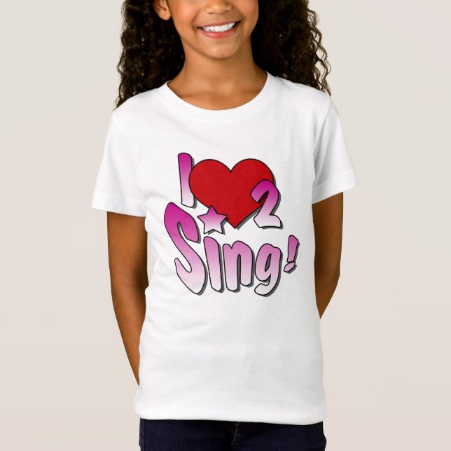Camiseta Cantores, Eu Adoro 2 Cantando (Frente)