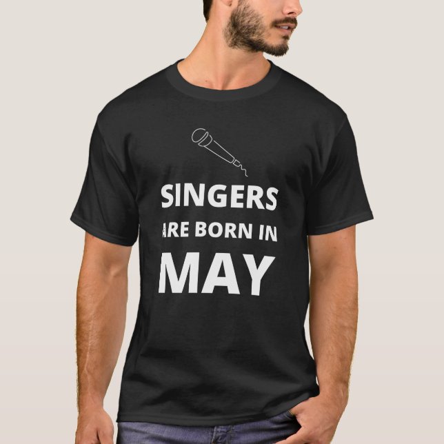 Camiseta Cantores são nasceres em maio (Frente)