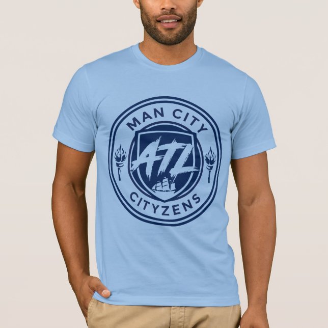 Camiseta Canvas Bella ATL Cityzens Blue T Shirt (Frente)