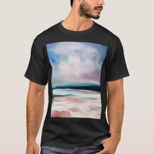 Camiseta Canvas de óleo de abstrato: Textura Contemporânea