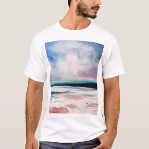 Camiseta Canvas de óleo de abstrato: Textura Contemporânea