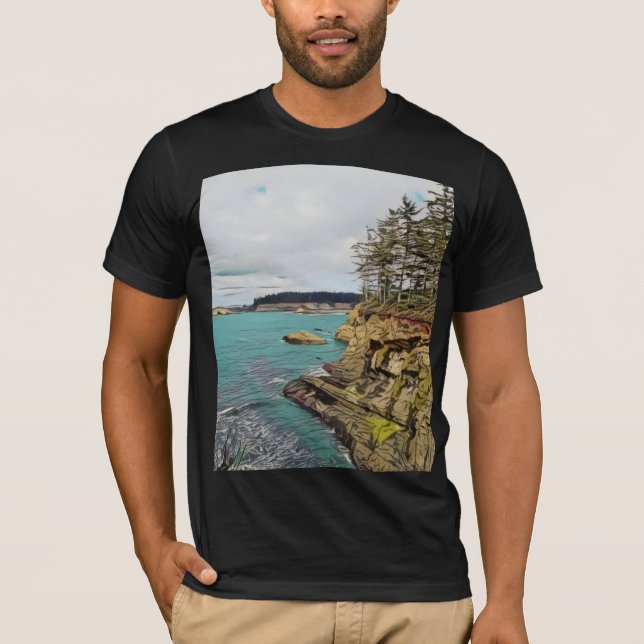 Camiseta Canvas de Oregon Coast Bella (Frente)