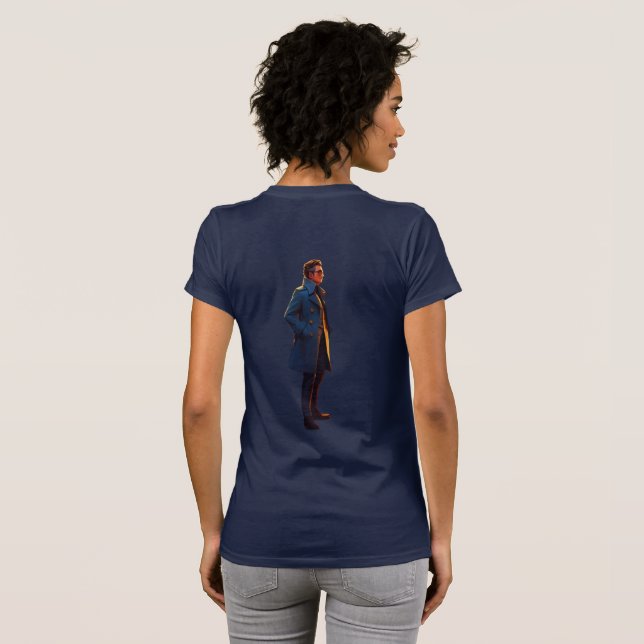 Camiseta canvas Slim Ajustado T-Shirt (Parte Traseira Completa)