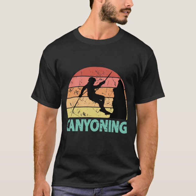 Camiseta Canyoning Canyononeer Rappeling Canyoneering (Frente)