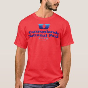 Camiseta Canyonlands National Park Retro Crachá Arrohead Bl