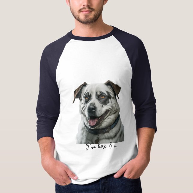 Camiseta Cão alegre (Frente)