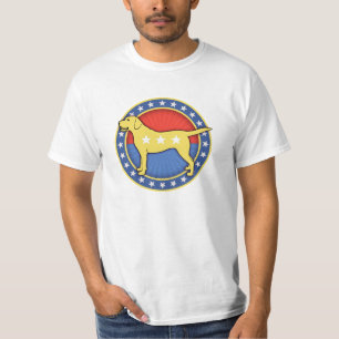Camiseta Cão amarelo