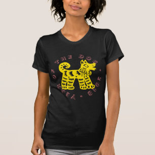 Camiseta Cão Amarelo Cortado Terrestre em 2018 Tee