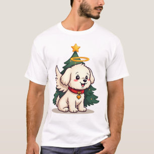 Camiseta Cão Anjo Maltês