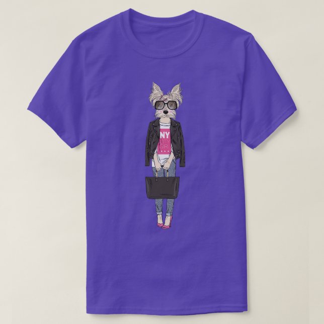 Camiseta Cão Antropomórfico 7 (Frente do Design)