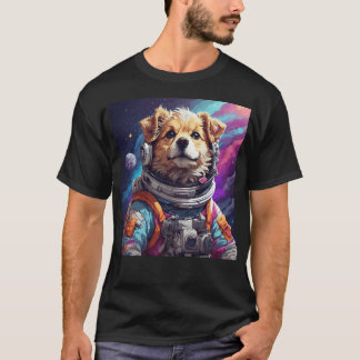 Camiseta Cão astronauta