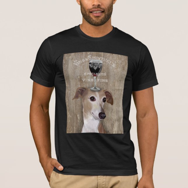 Camiseta Cão Au Vin Greyhound (Frente)
