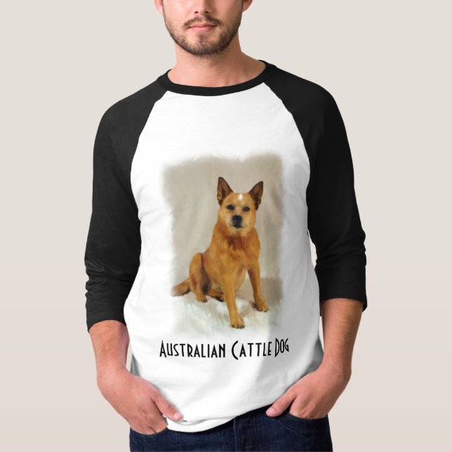 Camiseta Cão australiano do gado (Frente)