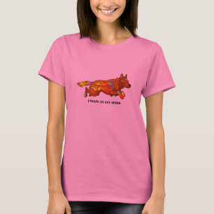 Camiseta Cão australiano do gado - inseguro em alguma