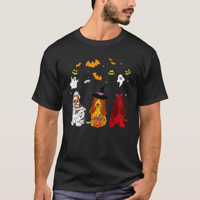 Camiseta Cão Basset Hound (Frente)