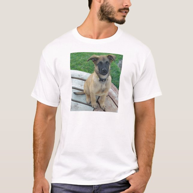 Camiseta Cão belga de Malinois do pastor (Frente)