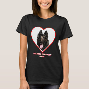 Camiseta Cão belga Tervuren Mãe