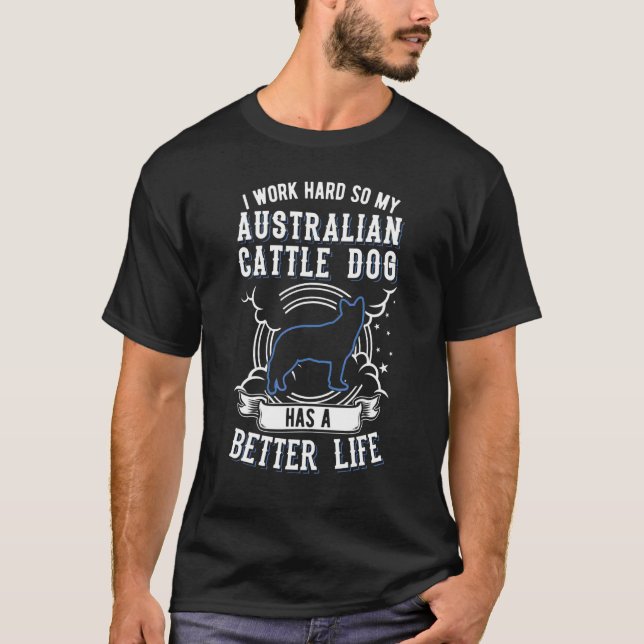 Camiseta Cão Bovino Australiano (Frente)