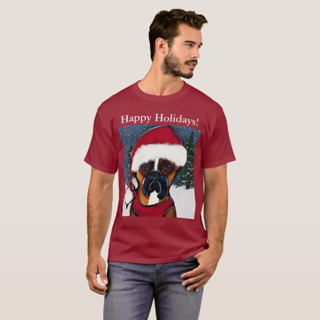 Camiseta Cão Boxer (Frente Completa)