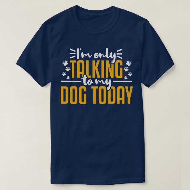 Camiseta Cão Cachorro Mãe Pai Cachorro Introdução (Frente do Design)