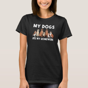 Camiseta Cão Cachorro Para Crianças Cachorro Cachorro Cacho