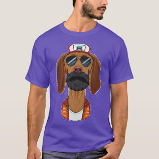 Camiseta Cão-caminhoneiro I Motorista Vizsla