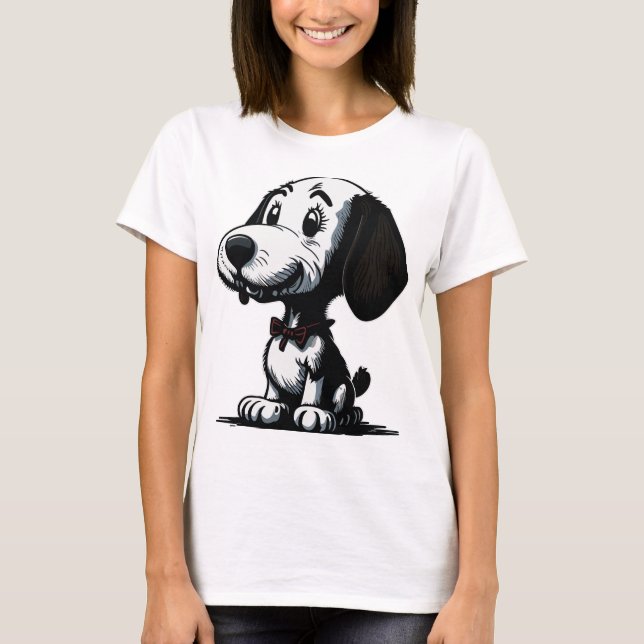 Camiseta Cão Cartoon (Frente)